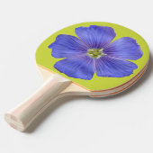 Blauwe vlas #1 tafeltennisbatje (Voorkant Gekanteld)