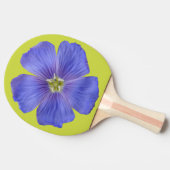 Blauwe vlas #1 tafeltennisbatje (Zijkant)
