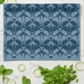 Blauwe vleermuis keukendoek theedoek (Gevouwen)