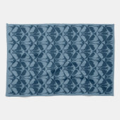 Blauwe vleermuis keukendoek theedoek (Horizontaal)