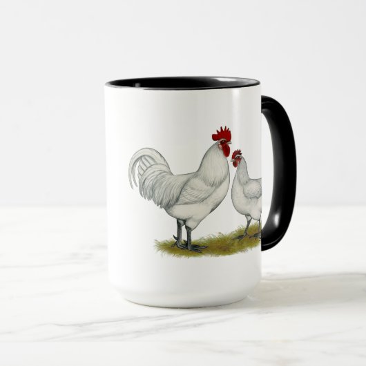 Blauwe vleeskuikens mok (Voorkant rechts)