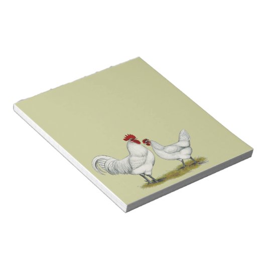 Blauwe vleeskuikens notitieblok (Schuin)