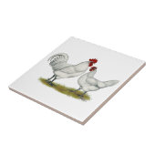 Blauwe vleeskuikens tegeltje (Zijkant)