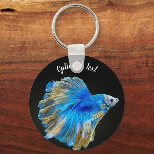 Blauwe vlekvis sleutelhanger (Voorkant)