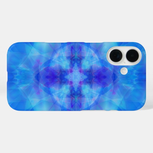 Blauwe vleugels Case-Mate iPhone case (Achterkant (horizontaal))