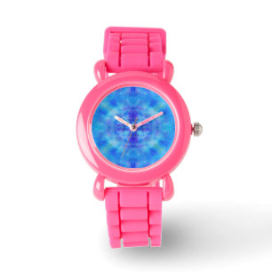 Blauwe vleugels horloge