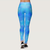 Blauwe vleugels leggings (Achterkant)