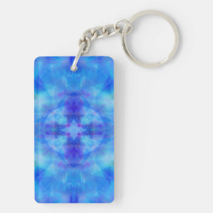 Blauwe vleugels sleutelhanger