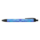 Blauwe vleugels zwarte inkt pen (Bovenkant)
