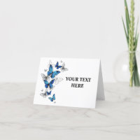 Blauwe Vliegende Vlinders Morpho