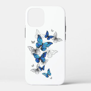 Blauwe Vliegende Vlinders Morpho Case-Mate iPhone Case
