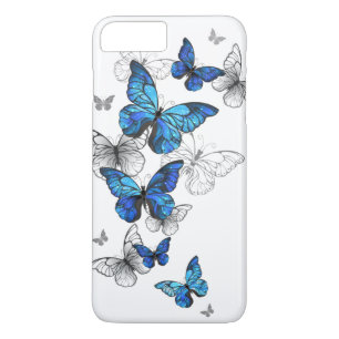 Blauwe Vliegende Vlinders Morpho iPhone 8/7 Plus Hoesje
