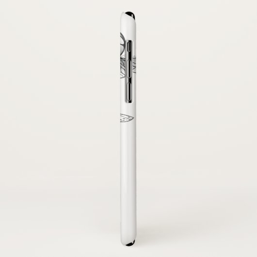 Blauwe Vliegende Vlinders Morpho Case-Mate iPhone Case (Achterkant/links)