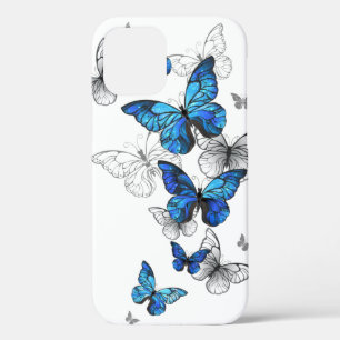 Blauwe Vliegende Vlinders Morpho Case-Mate iPhone Case