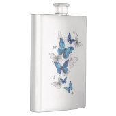 Blauwe Vliegende Vlinders Morpho Flacon (Rechts)