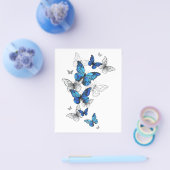 Blauwe Vliegende Vlinders Morpho Flyer (Enkel)