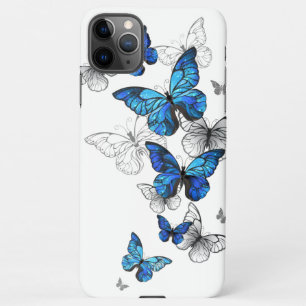 Blauwe Vliegende Vlinders Morpho iPhone 11Pro Max Hoesje