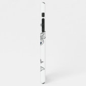 Blauwe Vliegende Vlinders Morpho iPhone Hoesje (Linkerkant)