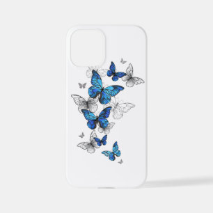 Blauwe Vliegende Vlinders Morpho iPhone 12 Mini Hoesje