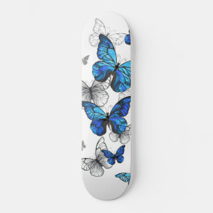 Blauwe Vliegende Vlinders Morpho Persoonlijk Skateboard