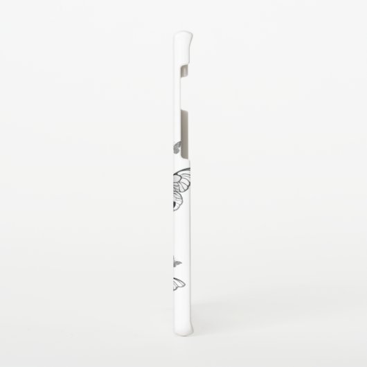 Blauwe Vliegende Vlinders Morpho Samsung Galaxy Hoesje (Linkerkant)