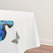 Blauwe Vliegende Vlinders Morpho Tafelkleed (Voorbeeld)