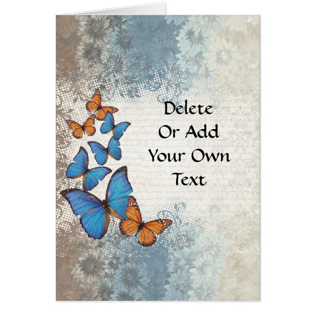 Blauwe vlinder (Voorkant)