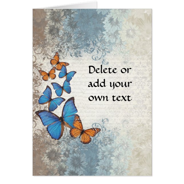 Blauwe vlinder (Voorkant)