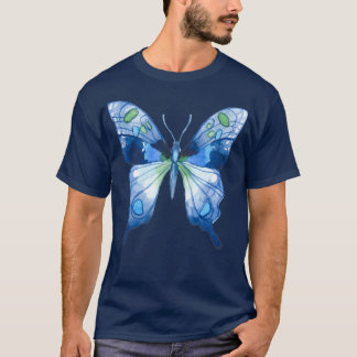 Blauwe vlinder 2 t-shirt