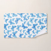 Blauwe Vlinder Bad Handdoek (Handdoek)