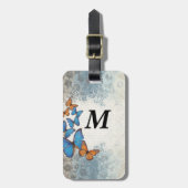 Blauwe vlinder bagagelabel (Voorkant verticaal)