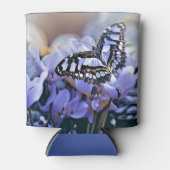 Blauwe vlinder blikjeskoeler (Voorkant)