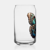 Blauwe Vlinder Blikvorm Glas (Rechts)