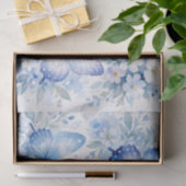 Blauwe Vlinder Bloemstuk Tissuepapier (Geschenk)