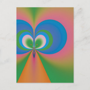 Blauwe Vlinder Briefkaart