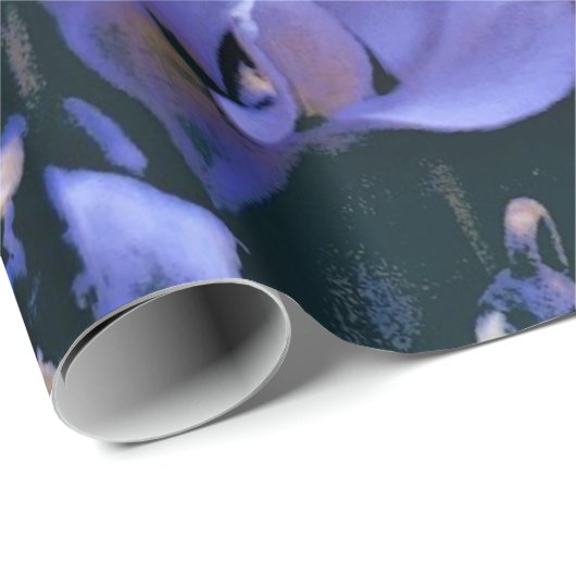 Blauwe vlinder cadeaupapier (Rol Hoek)