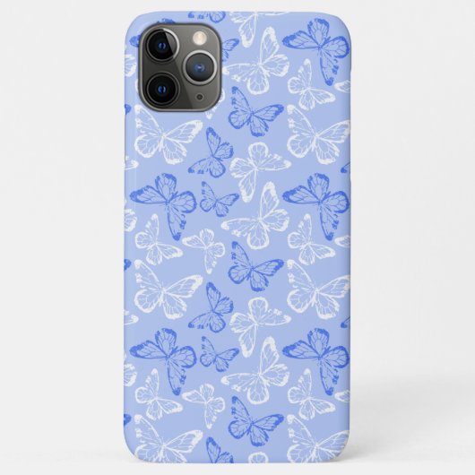 Blauwe vlinder Case-Mate iPhone case (Achterkant)