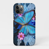Blauwe vlinder Case-Mate iPhone case (Achterkant)