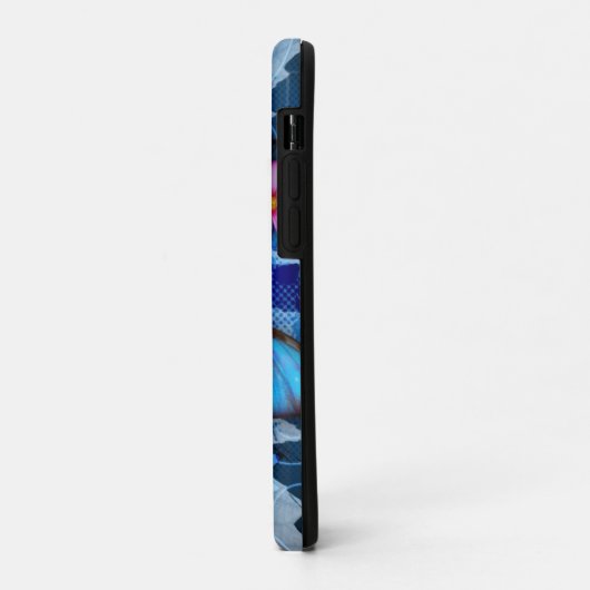 Blauwe vlinder Case-Mate iPhone case (Achterkant/links)