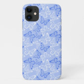 Blauwe Vlinder Case-Mate iPhone Case (Achterkant)