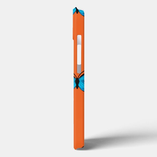 Blauwe Vlinder Case-Mate iPhone Case (Achterkant / Links)