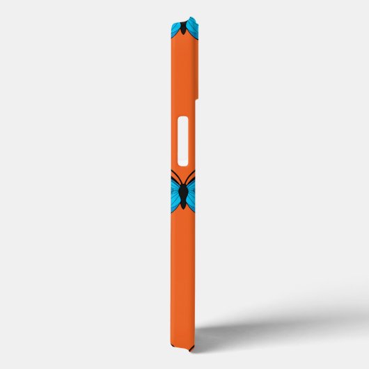 Blauwe Vlinder Case-Mate iPhone Case (Achterkant / Rechts)