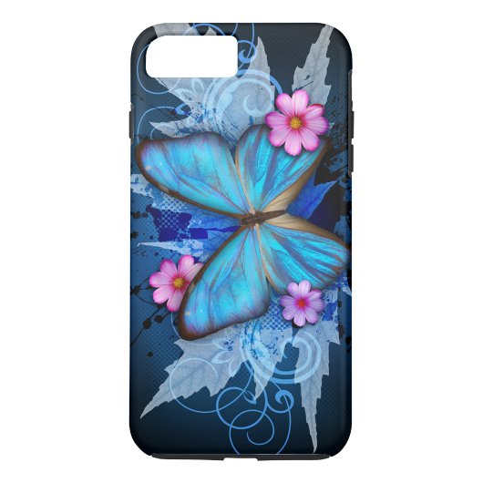 Blauwe vlinder Case-Mate iPhone case