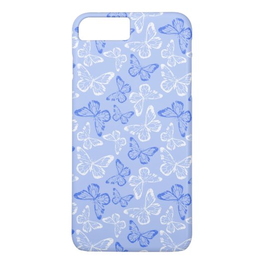 Blauwe Vlinder Case-Mate iPhone Case (Achterkant)