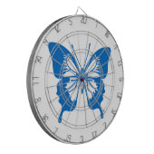 Blauwe Vlinder Dartbord (Voorkant Links)