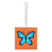 Blauwe vlinder decoratie (Rechts)