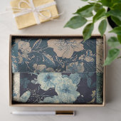  Blauwe Vlinder Decoupage Bloemencollage Tissuepapier (Geschenk)