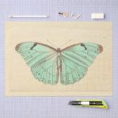 Blauwe Vlinder Ephemera Decoupage Blauwgroen Tis Tissuepapier (Craft)