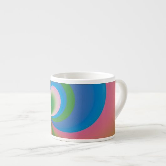 Blauwe Vlinder Espresso Kop (Voorkant rechts)