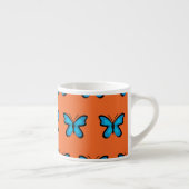Blauwe Vlinder Espresso Kop (Rechts)